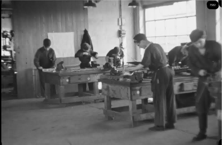 16mm b&w film shot in camp Westerbork in 1944, today known as Westerbork film, public domain