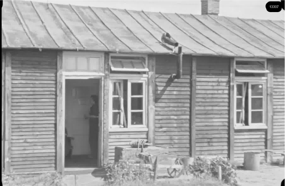 16mm b&w film shot in camp Westerbork in 1944, today known as Westerbork film, public domain