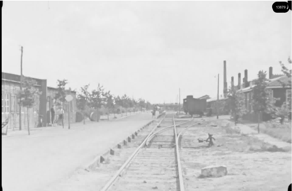 16mm b&w film shot in camp Westerbork in 1944, today known as Westerbork film, public domain