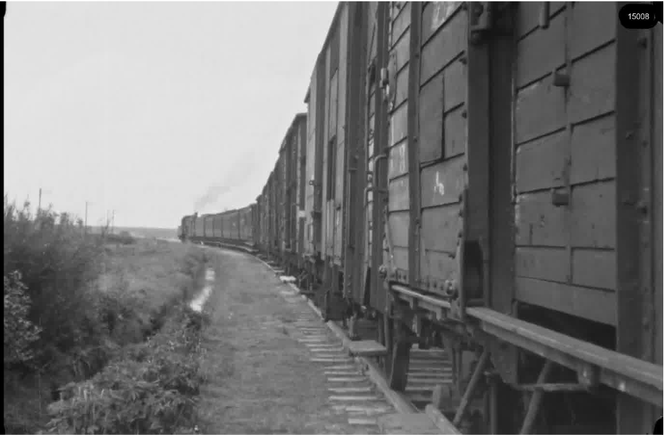 16mm b&w film shot in camp Westerbork in 1944, today known as Westerbork film, public domain