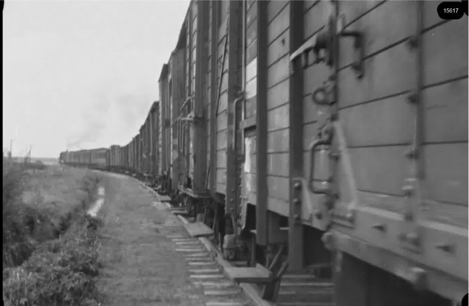16mm b&w film shot in camp Westerbork in 1944, today known as Westerbork film, public domain