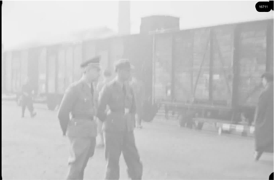 16mm b&w film shot in camp Westerbork in 1944, today known as Westerbork film, public domain