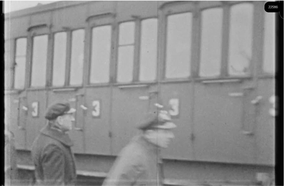 16mm b&w film shot in camp Westerbork in 1944, today known as Westerbork film, public domain