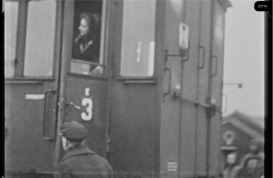 16mm b&w film shot in camp Westerbork in 1944, today known as Westerbork film, public domain