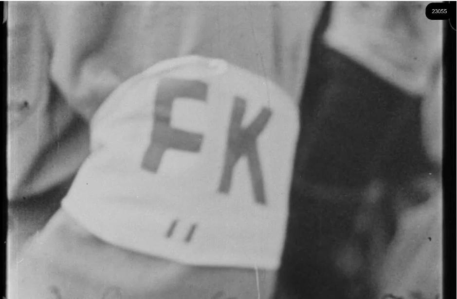 16mm b&w film shot in camp Westerbork in 1944, today known as Westerbork film, public domain