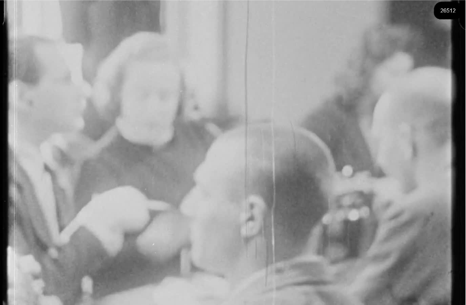 16mm b&w film shot in camp Westerbork in 1944, today known as Westerbork film, public domain