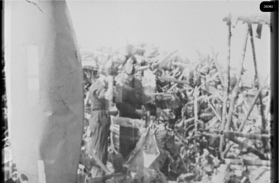 16mm b&w film shot in camp Westerbork in 1944, today known as Westerbork film, public domain