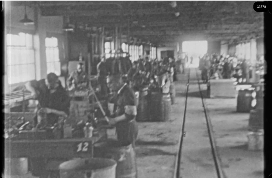 16mm b&w film shot in camp Westerbork in 1944, today known as Westerbork film, public domain