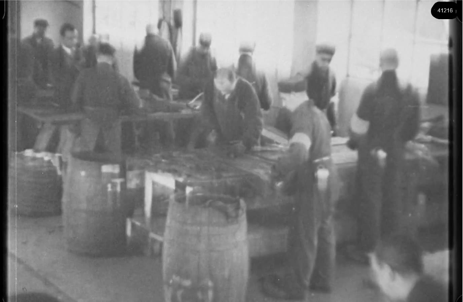 16mm b&w film shot in camp Westerbork in 1944, today known as Westerbork film, public domain