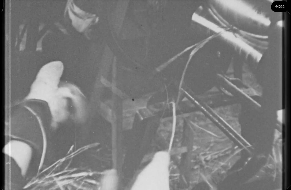 16mm b&w film shot in camp Westerbork in 1944, today known as Westerbork film, public domain