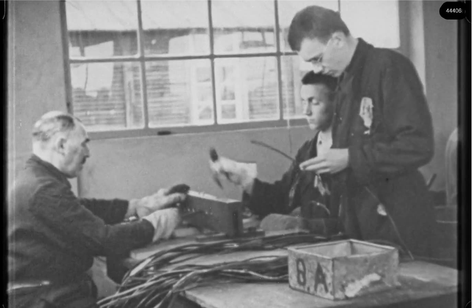 16mm b&w film shot in camp Westerbork in 1944, today known as Westerbork film, public domain