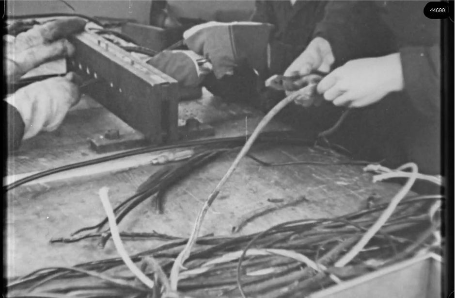 16mm b&w film shot in camp Westerbork in 1944, today known as Westerbork film, public domain