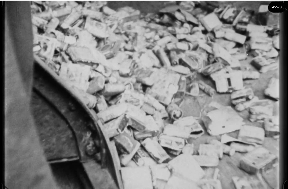 16mm b&w film shot in camp Westerbork in 1944, today known as Westerbork film, public domain