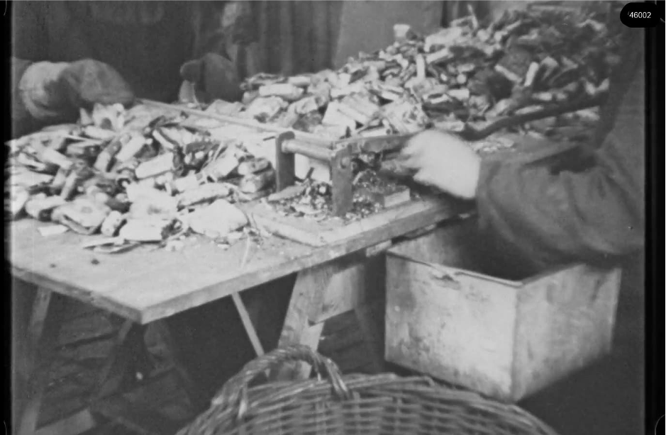 16mm b&w film shot in camp Westerbork in 1944, today known as Westerbork film, public domain