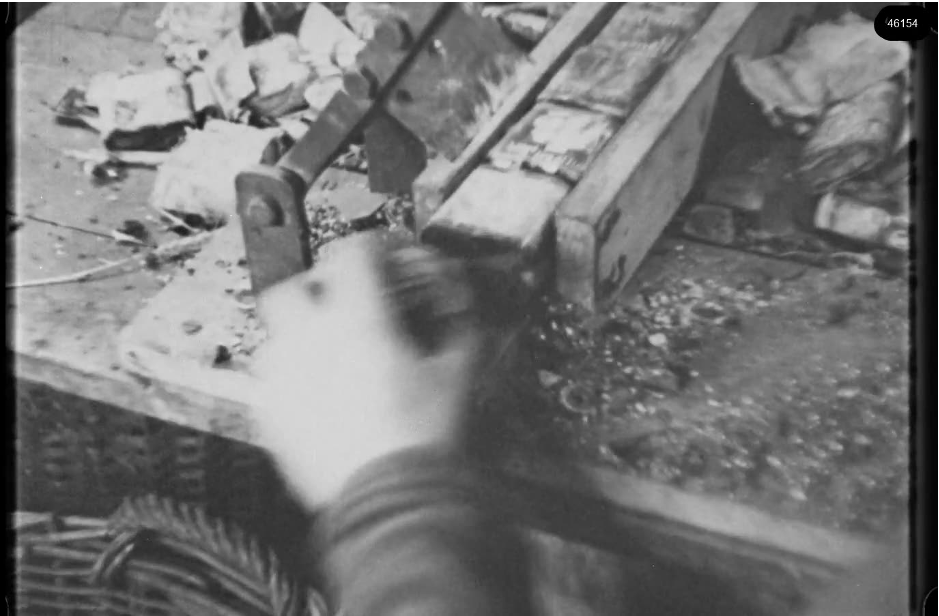 16mm b&w film shot in camp Westerbork in 1944, today known as Westerbork film, public domain