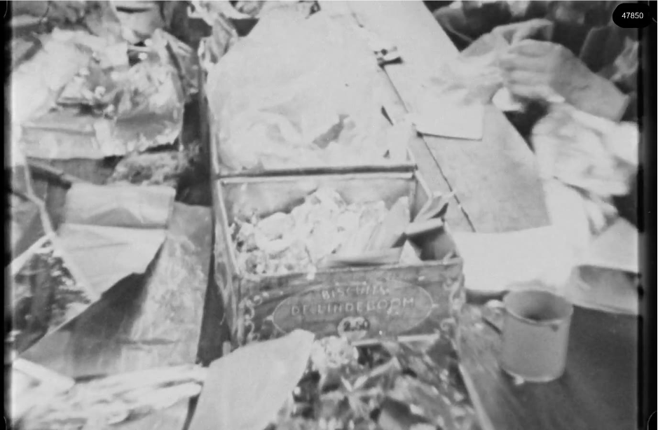 16mm b&w film shot in camp Westerbork in 1944, today known as Westerbork film, public domain