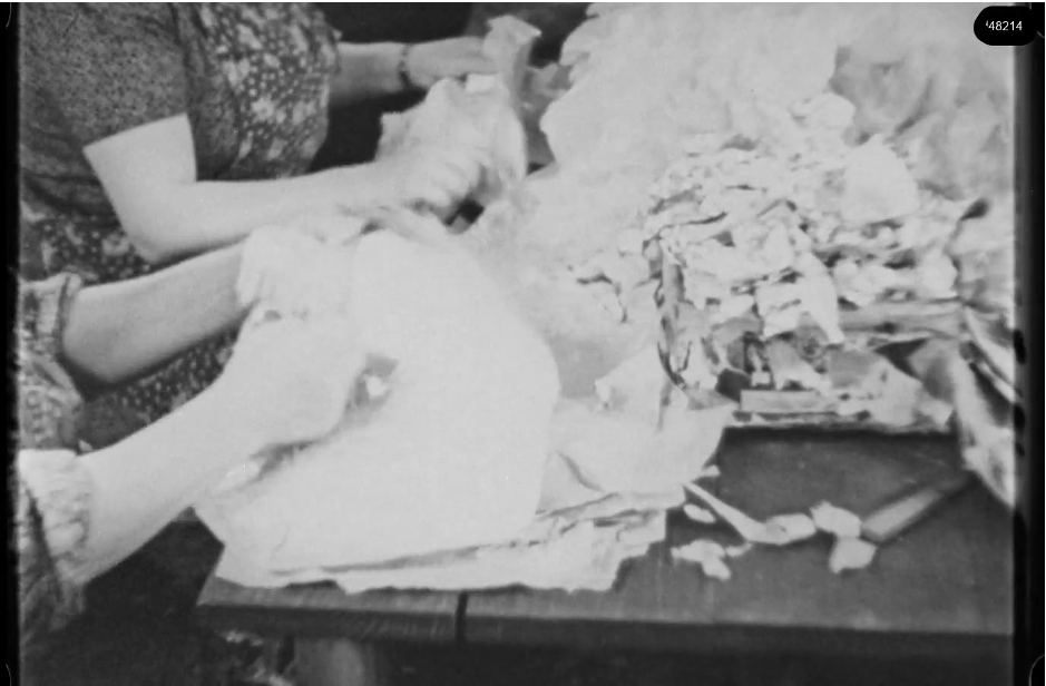 16mm b&w film shot in camp Westerbork in 1944, today known as Westerbork film, public domain