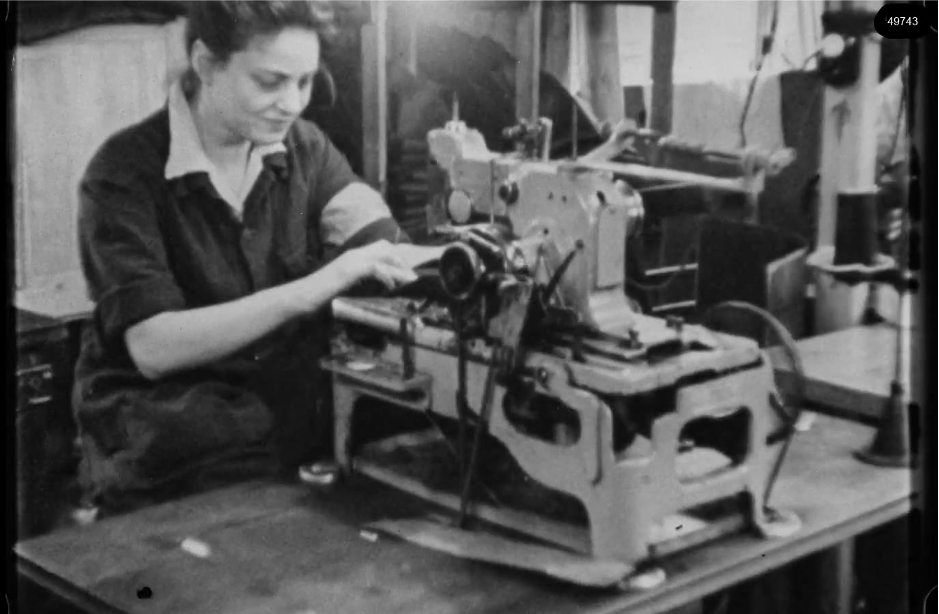 16mm b&w film shot in camp Westerbork in 1944, today known as Westerbork film, public domain