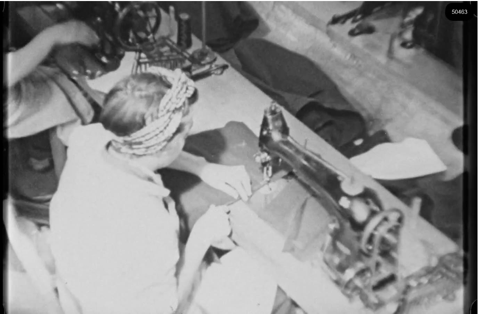 16mm b&w film shot in camp Westerbork in 1944, today known as Westerbork film, public domain