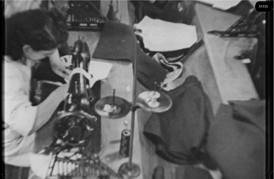 16mm b&w film shot in camp Westerbork in 1944, today known as Westerbork film, public domain