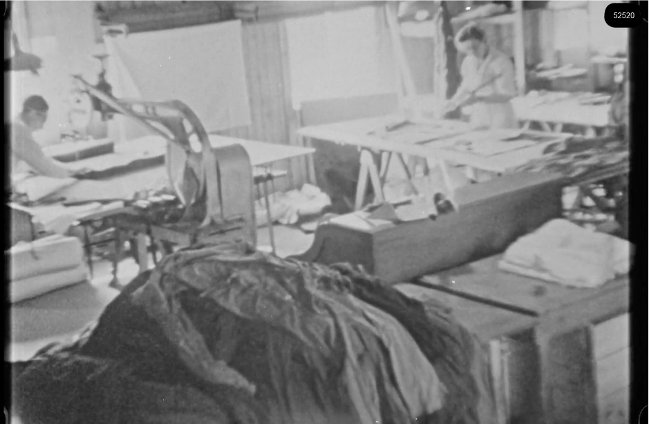 16mm b&w film shot in camp Westerbork in 1944, today known as Westerbork film, public domain