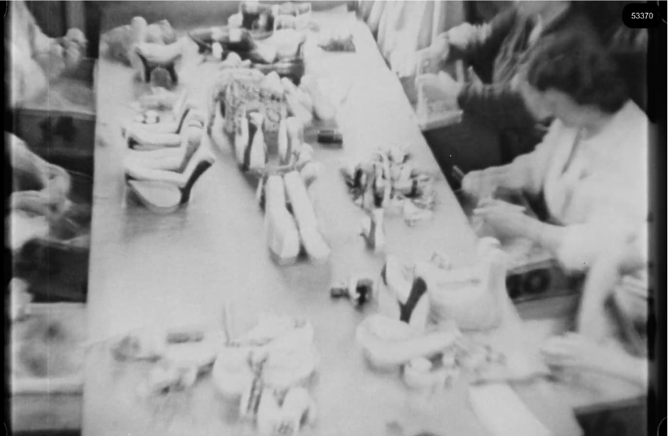 16mm b&w film shot in camp Westerbork in 1944, today known as Westerbork film, public domain