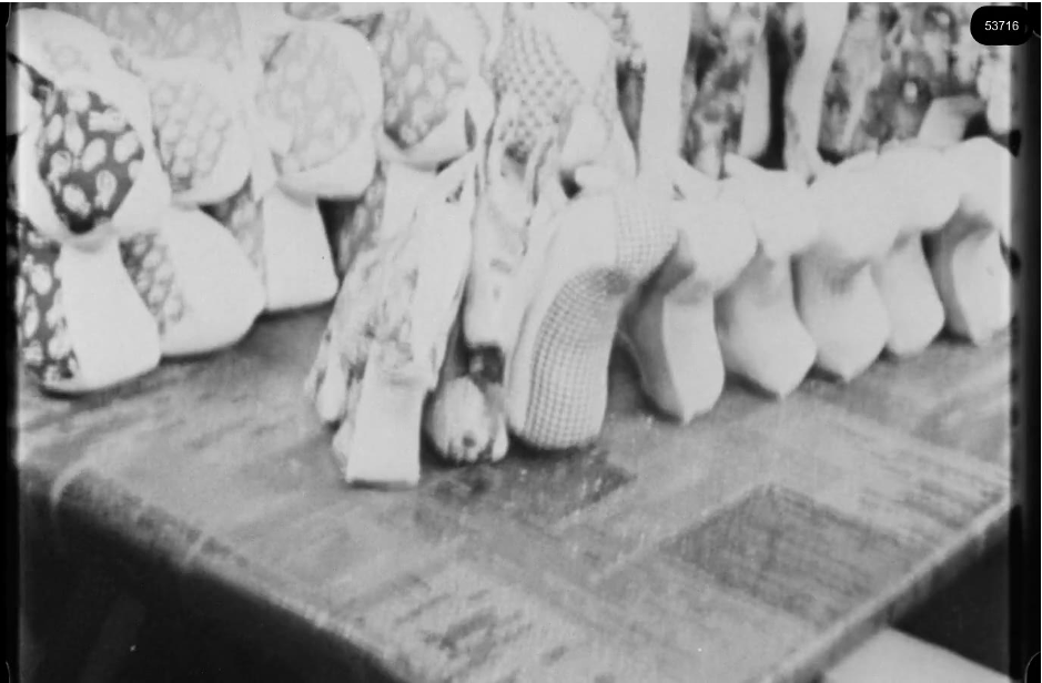 16mm b&w film shot in camp Westerbork in 1944, today known as Westerbork film, public domain