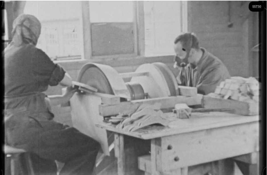16mm b&w film shot in camp Westerbork in 1944, today known as Westerbork film, public domain