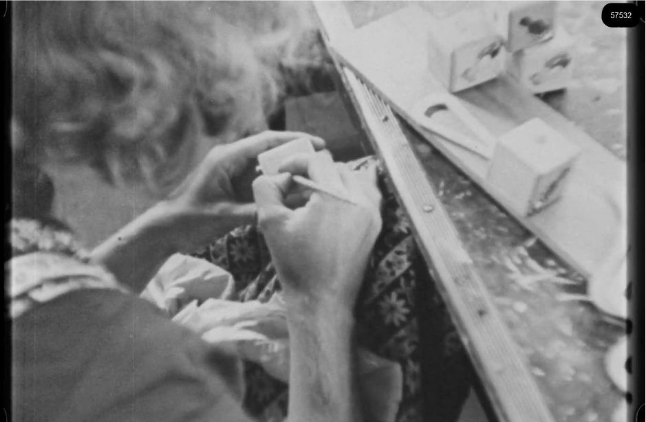 16mm b&w film shot in camp Westerbork in 1944, today known as Westerbork film, public domain