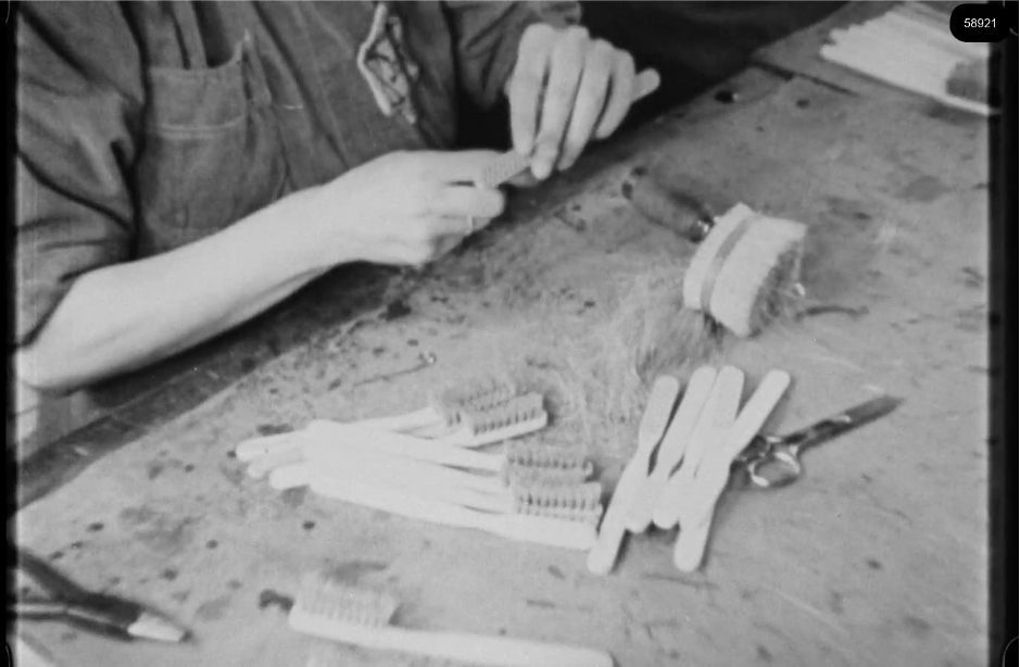 16mm b&w film shot in camp Westerbork in 1944, today known as Westerbork film, public domain