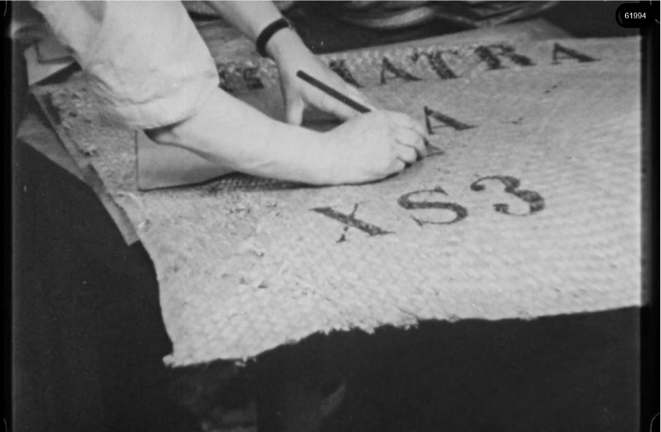 16mm b&w film shot in camp Westerbork in 1944, today known as Westerbork film, public domain