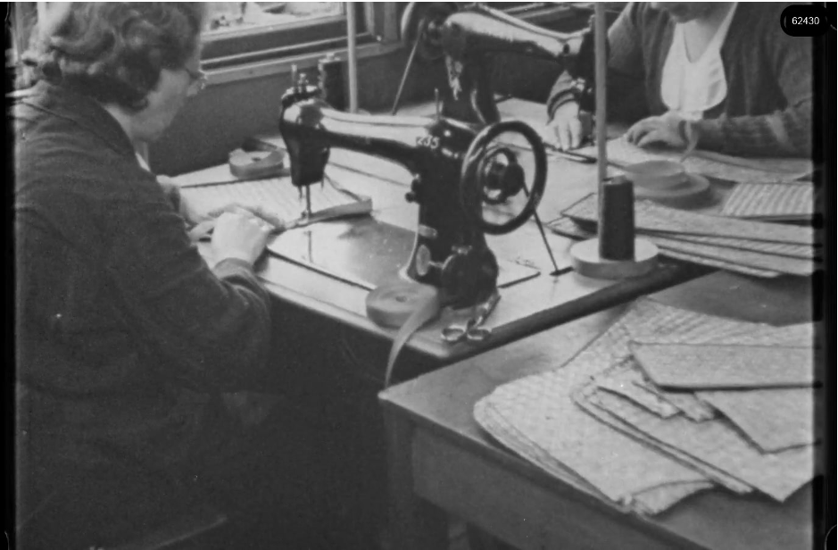 16mm b&w film shot in camp Westerbork in 1944, today known as Westerbork film, public domain