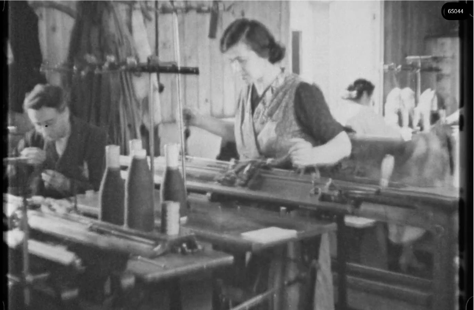 16mm b&w film shot in camp Westerbork in 1944, today known as Westerbork film, public domain