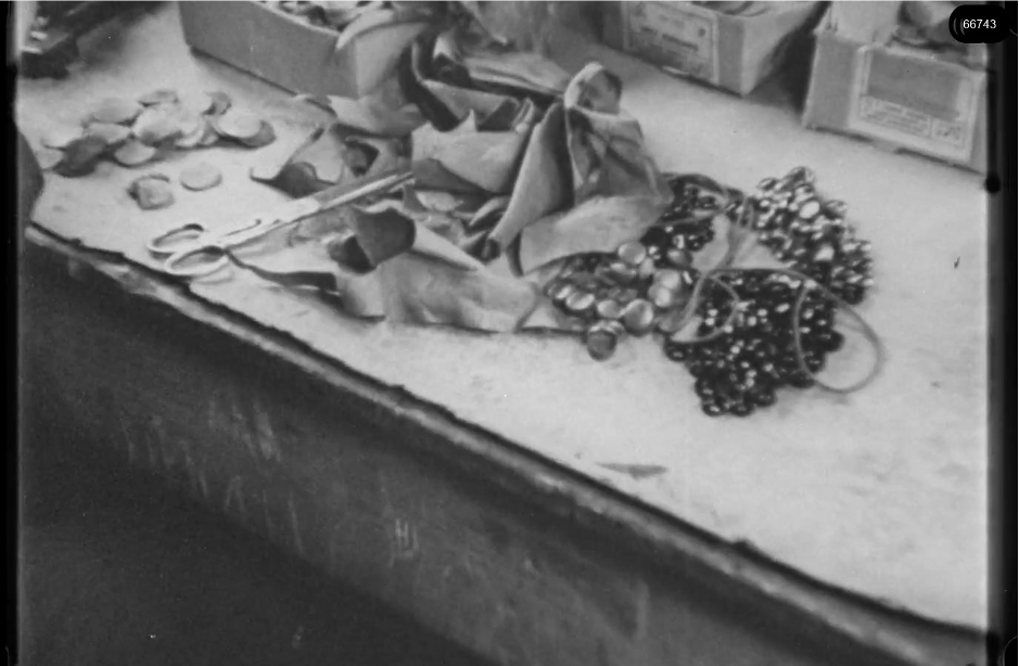 16mm b&w film shot in camp Westerbork in 1944, today known as Westerbork film, public domain