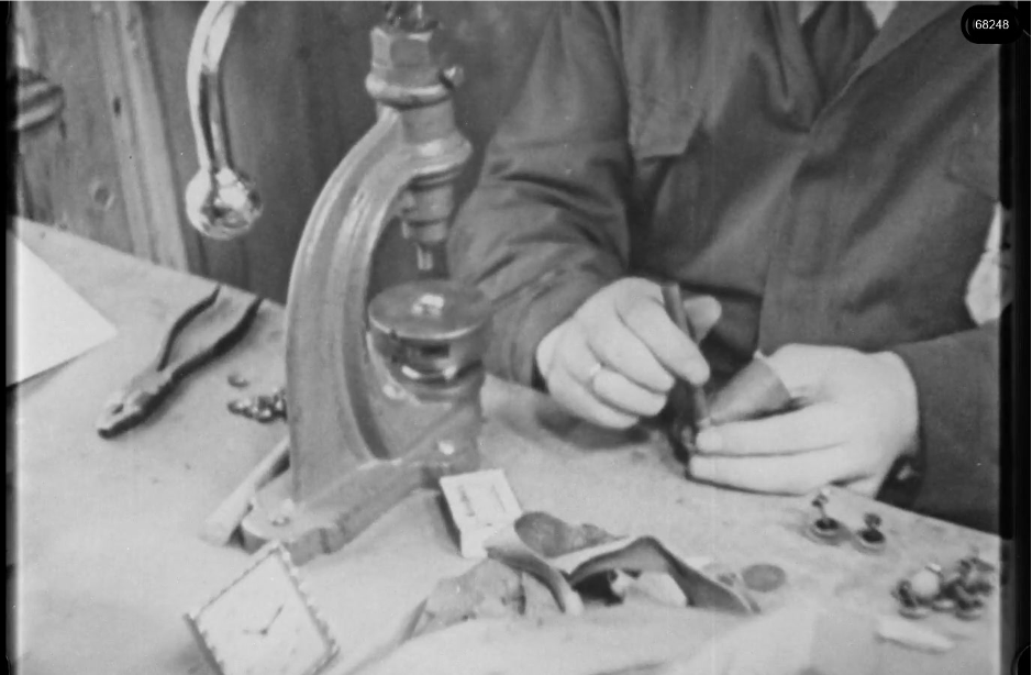 16mm b&w film shot in camp Westerbork in 1944, today known as Westerbork film, public domain