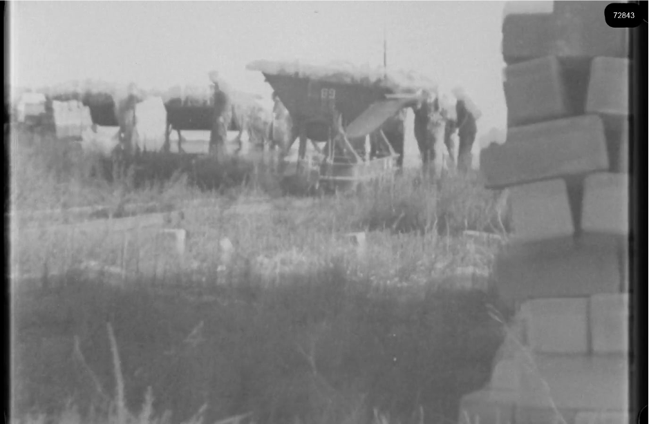 16mm b&w film shot in camp Westerbork in 1944, today known as Westerbork film, public domain