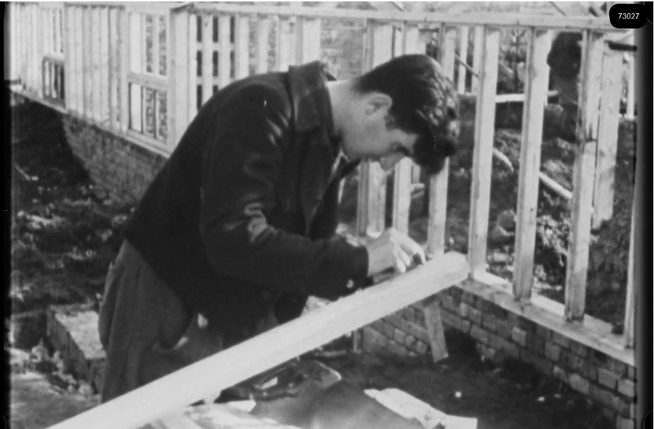 16mm b&w film shot in camp Westerbork in 1944, today known as Westerbork film, public domain