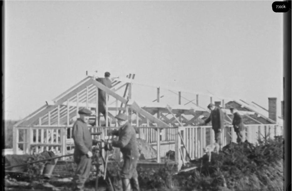 16mm b&w film shot in camp Westerbork in 1944, today known as Westerbork film, public domain