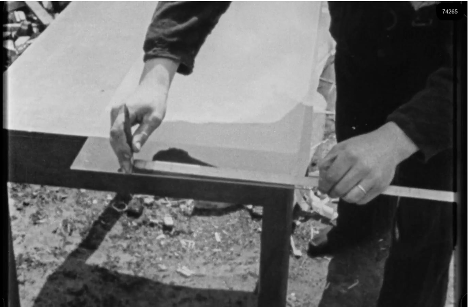 16mm b&w film shot in camp Westerbork in 1944, today known as Westerbork film, public domain