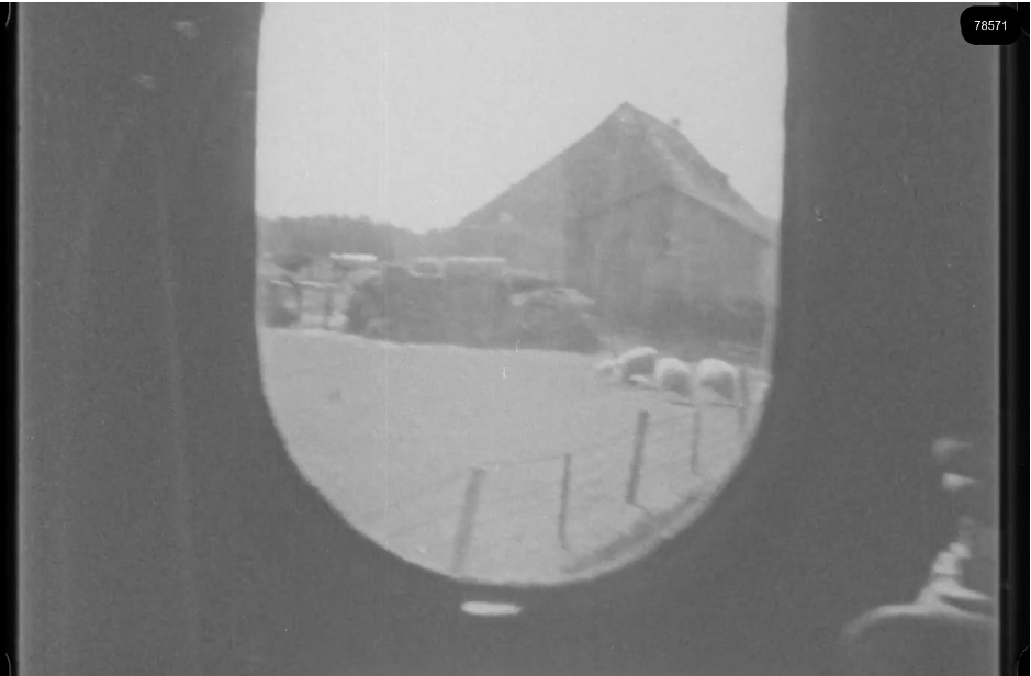 16mm b&w film shot in camp Westerbork in 1944, today known as Westerbork film, public domain