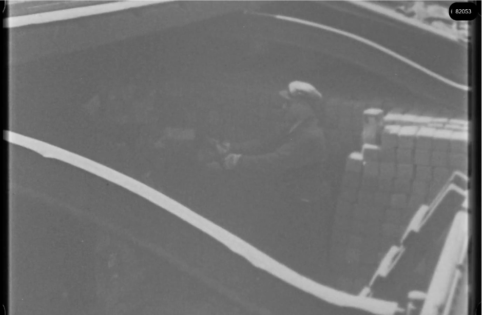 16mm b&w film shot in camp Westerbork in 1944, today known as Westerbork film, public domain