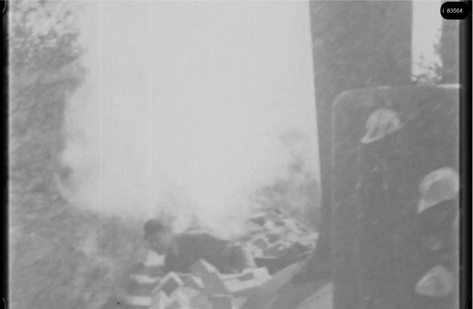 16mm b&w film shot in camp Westerbork in 1944, today known as Westerbork film, public domain