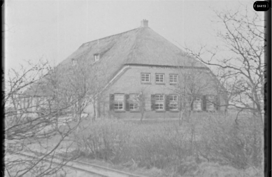 16mm b&w film shot in camp Westerbork in 1944, today known as Westerbork film, public domain