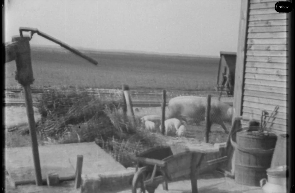 16mm b&w film shot in camp Westerbork in 1944, today known as Westerbork film, public domain