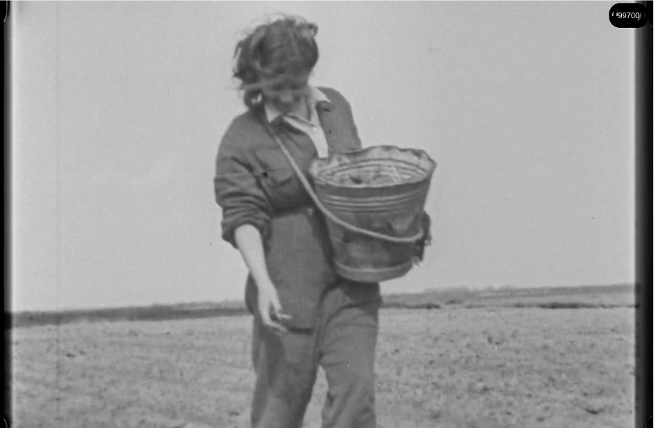 16mm b&w film shot in camp Westerbork in 1944, today known as Westerbork film, public domain