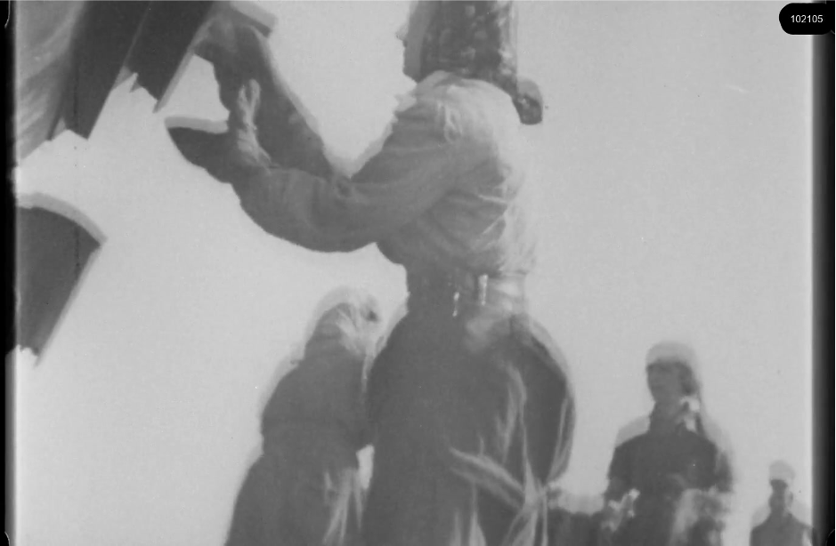 16mm b&w film shot in camp Westerbork in 1944, today known as Westerbork film, public domain