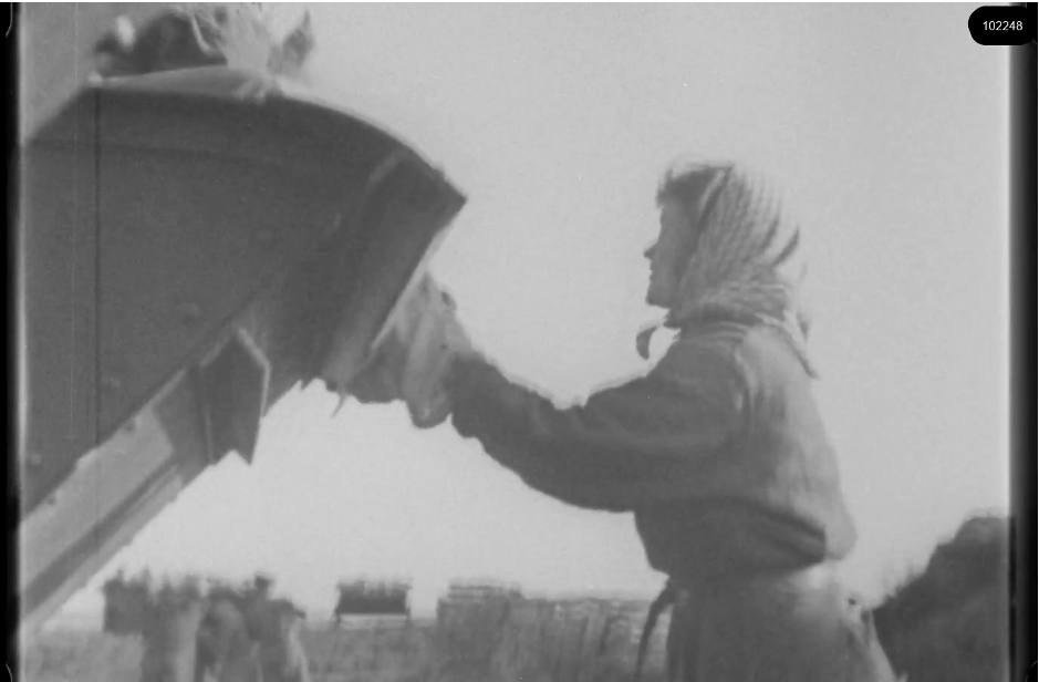 16mm b&w film shot in camp Westerbork in 1944, today known as Westerbork film, public domain