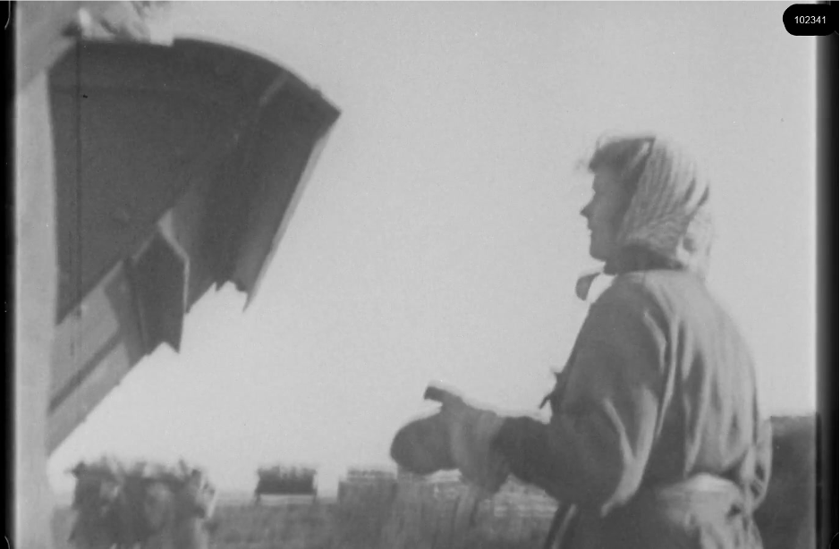 16mm b&w film shot in camp Westerbork in 1944, today known as Westerbork film, public domain