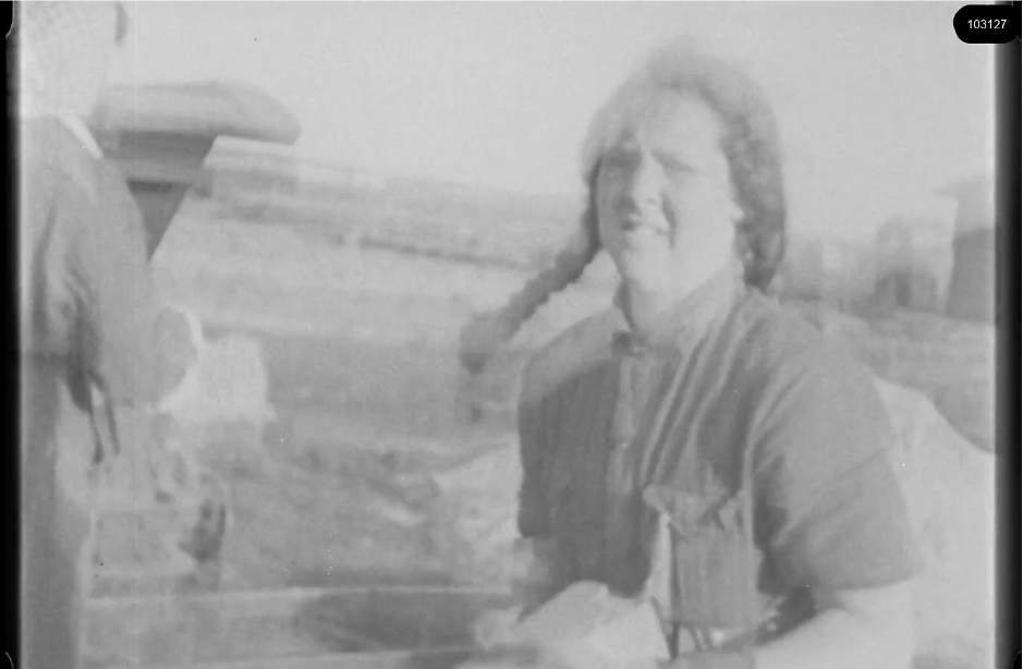 16mm b&w film shot in camp Westerbork in 1944, today known as Westerbork film, public domain