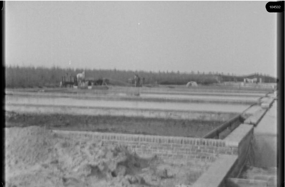 16mm b&w film shot in camp Westerbork in 1944, today known as Westerbork film, public domain